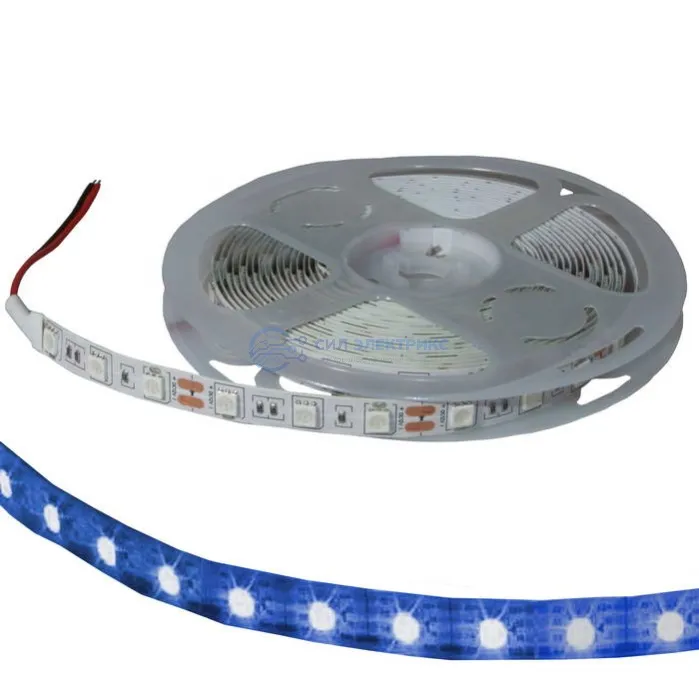 Светодиодная лента 5050 300LED IP33 12V BLUE фото Светодиодная лента 5050 300LED IP33 12V BLUE