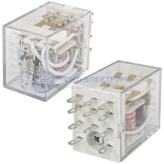 фото Электромагнитное реле 4453(18F)-3 (HH53P), 240VAC, 5A, тип контактов: переключающий (SPDT), рабочая температура: -40°C до +85°C