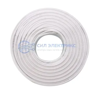 фото Кабель коаксиальный Кабель коаксиальный RG-6U, 75 Ом, CCS/Al/Al, 32%, 75 Ом, 100 м, INDOOR, белый, PROconnect Light
