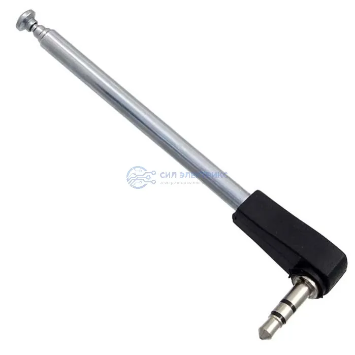 Телескопическая антенна AST-1 D4.3mm S4 80-230mm фото Телескопическая антенна AST-1 D4.3mm S4 80-230mm