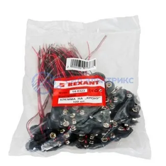 фото Клемма на крону FD-2222 9V (угловая) REXANT