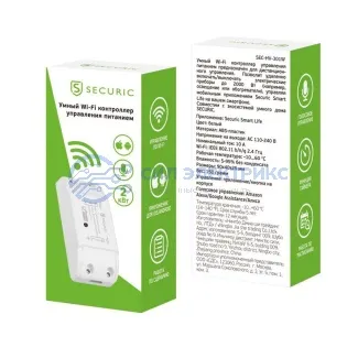 фото Умный беспроводной Wi-Fi контроллер управления питанием SECURIC