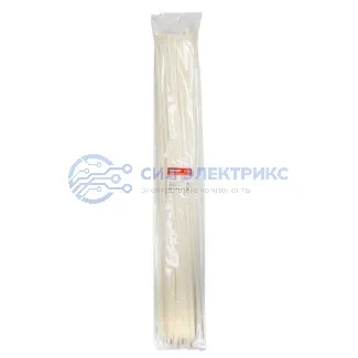фото Хомут-стяжка кабельная нейлоновая 1020x9,0мм, белая (100 шт/уп) REXANT