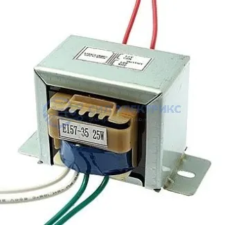 Трансформатор питания EI57*35 220v to 2x12v 25W фото Трансформатор питания EI57*35 220v to 2x12v 25W