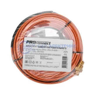 фото Кабель греющий саморегулирующийся 10 ККНС 2ЛПп-ЭЛ 65/85, в трубу, 20м/200Вт PROconnect