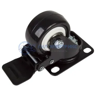 фото Ролик 1шт (с тормозом) REXANT