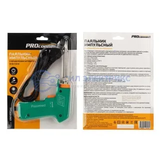 фото Паяльник-пистолет двухрежимный с керам. нагревателем, серия Classic, 30/130Вт, 230В PROconnect