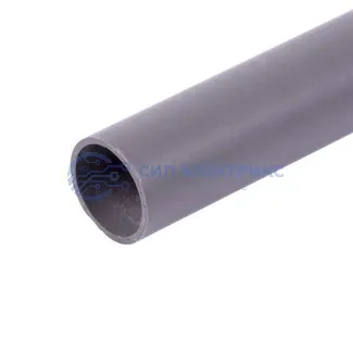 фото Труба жесткая из ПВХ, Ø5 мм, 3-метровая серая IP65