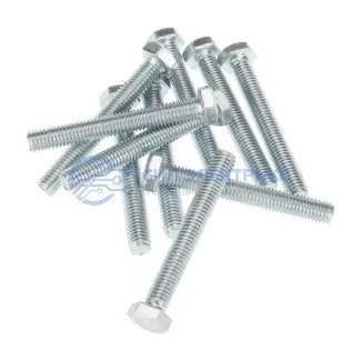 фото Болт шестигранный DIN 933, 8х60 короб (20 шт/уп) KRANZ