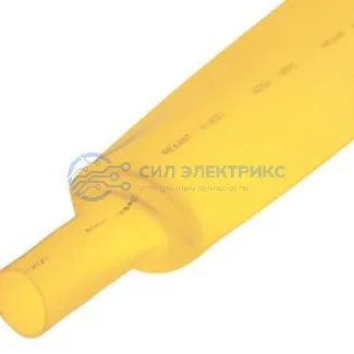 фото Трубка термоусаживаемая ТУТ нг 50,0/25,0мм, желтая, упаковка 10 шт. по 1м REXANT