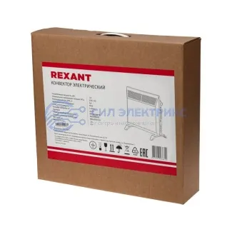 фото Электрический конвектор с механическим термостатом, 1 кВт REXANT