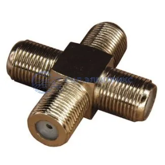 фото Переходник соединитель гнездо Fx4 (F- крест) REXANT