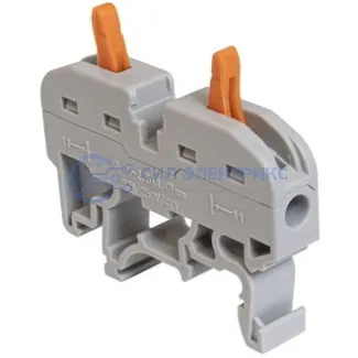 фото Клеммник СМК 222-2411 на DIN-рейку