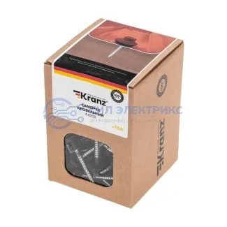 фото Саморез кровельный 4,8х50, окрашенный RAL 8017, короб (150 шт/уп) KRANZ