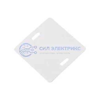 фото Бирка кабельная «У-134» (Б.квадрат) белая (100 шт/уп) REXANT