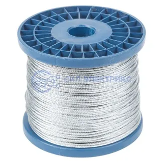 фото Трос стальной DIN 3055 (6x7) М3 (бобина 200 м)