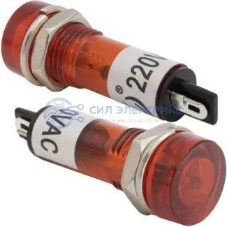 фото Лампочка неоновая в корпусе N-805-R 220V