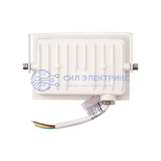 фото Прожектор светодиодный СДО 30Вт 2400Лм 2700K теплый свет, белый корпус