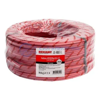 фото Кабель для пожарной сигнализации КПСВЭВнг(А)-LS 2x2x1,00мм², бухта 200м REXANT