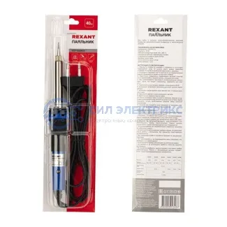 фото Паяльник долговечное жало, серия МАСТЕР, 40Вт, 230В, блистер REXANT