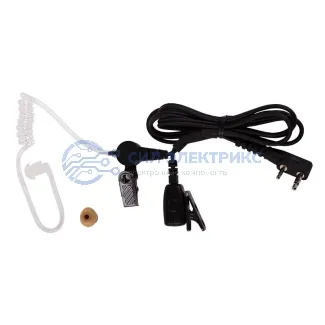 фото Гарнитура с прозрачным звуководом Р-1402, разъем тип Кенвуд