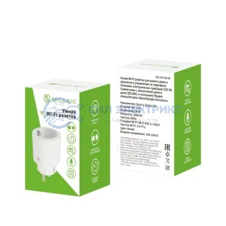 фото Умная Wi-Fi розетка SECURIC