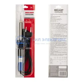 фото Паяльник долговечное жало, серия МАСТЕР, 30Вт, 230В, блистер REXANT