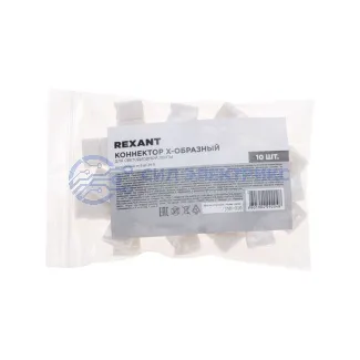 фото Коннектор Х-образный для светодиодной ленты SMD 8мм REXANT