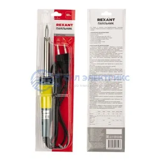фото Паяльник долговечное жало, серия МАСТЕР, 60Вт, 230В, блистер REXANT