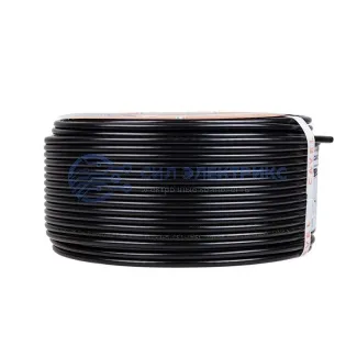 фото Кабель коаксиальный Кабель коаксиальный SAT-703N, Cu/Al/CuSn, 75%, 75 Ом, 100 м, INDOOR, черный CAVEL