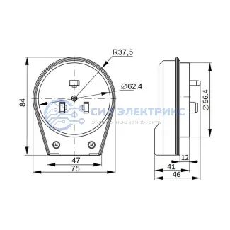 фото Вилка ВШ для электрической плиты 40А 250В 2Р+РЕ Rexant