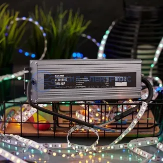 фото Источник питания 12V, 200W с проводами, влагозащищенный (IP67) Al