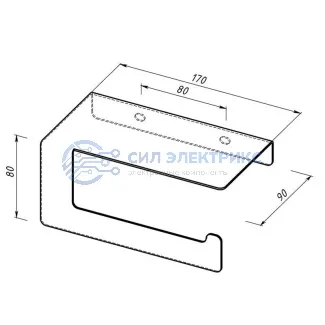 фото Держатель для туалетной бумаги с полкой хранения, белый REXANT