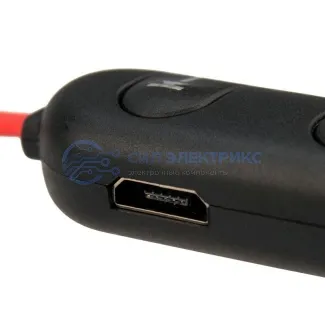 фото Bluetooth-наушники Sports с микрофоном плоский шнур