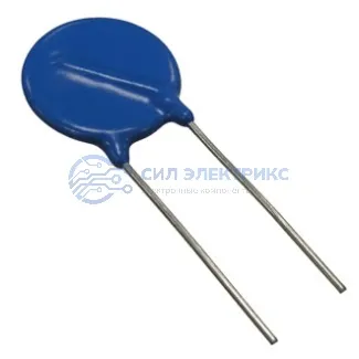 Варистор 14K821, 820 В, 510 В AC, 14 мм фото Варистор 14K821, 820 В, 510 В AC, 14 мм