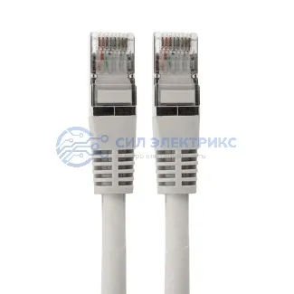 фото Шнур коммутационный, патч-корд F/UTP RJ45-RJ45, CAT 6, ZH нг(А)-HF, серый, 5м REXANT