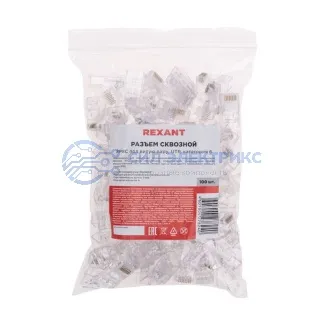 фото Разъем cквозной UTP RJ-45(8P8C), CAT 6 REXANT
