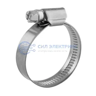 фото Хомут червячный 90-110/12-0,8мм, (10 шт/уп) REXANT