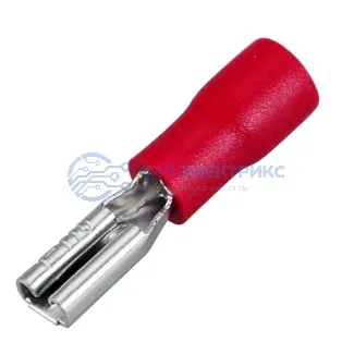 фото Клемма плоская изолированная РПи-м 1.5-(2.8)/РпИм 1,25-250 гнездо 3.8 мм, 0.5-1.5 мм², в упак. 10 шт. REXANT