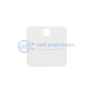 фото Бирка кабельная «У-153» (М.квадрат) белая (250 шт/уп) REXANT