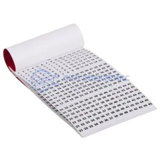 фото Маркеры самоклеящиеся МС-3 от 1 до 45