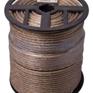 фото Трос стальной в ПВХ оплетке d=6,0 мм, прозрачный (бухта 150 м) REXANT