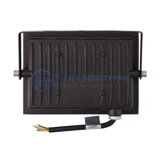 фото Прожектор светодиодный СДО 50Вт 4000Лм 4000K нейтральный свет, черный корпус