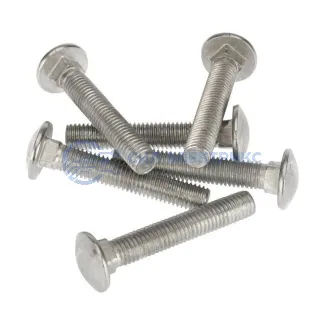 фото Болт мебельный KRANZ DIN 603, 10х60, короб (15 шт./уп.)