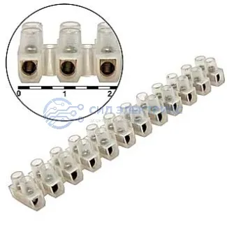 фото Колодка клеммная PA12-6A-6mm U-Type