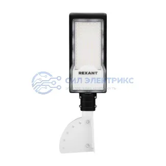 фото Кронштейн накладной / под бандажную ленту с переменным углом белый (230х150х150, Ø 51) REXANT арт.607-300; 607-301;607-303