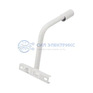 фото Кронштейн на опору с 1 хомутом белый (625х460х280 Ø51) REXANT арт.607-300; 607-301;607-303