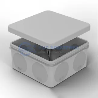 фото Коробка распаячная для прямого монтажа ОУ, HF, 100х100х50мм, IP67 (мембранные вводы) REXANT