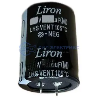 470 UF 250V 105*C 30*30 Liron фото 470 UF 250V 105*C 30*30 Liron