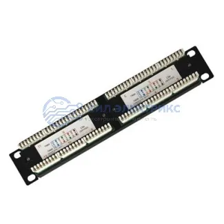 фото Панель коммутационная 10", 1U, 12 портов UTP, RJ-45, CAT 5e REXANT